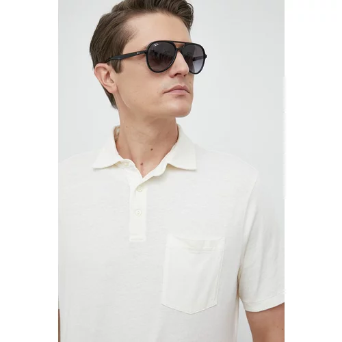 Polo Ralph Lauren Polo majica s dodatkom lana boja: bež, glatki model