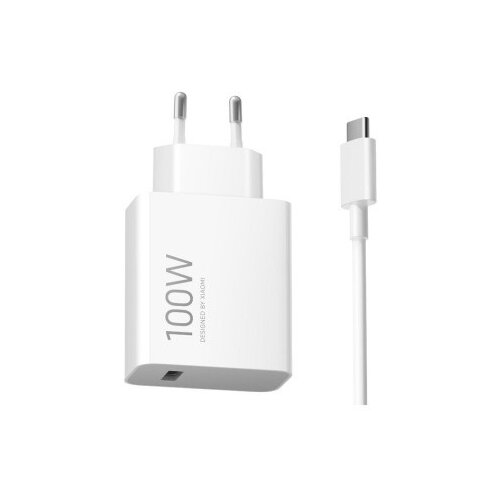 Xiaomi Mi 100W punjač Combo Type-A + kabl Type C bela ( 70394 ) Slike