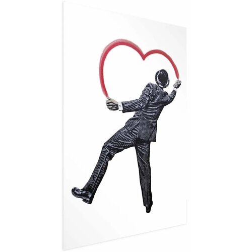  Plakat - Elegant Graffiti Artist 40x60 Bez okvira Cijene