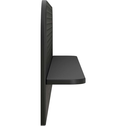  Zidna polica 2 kom. Crna 102 x 13.5 x 37.5 cm Prerađeno drvo Slike