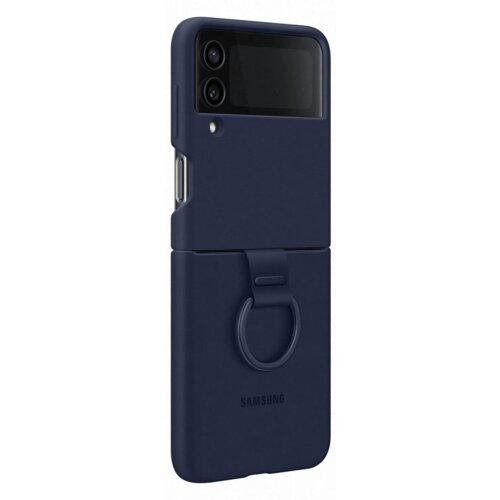 Samsung original silikonski Ring Case ovitek EF-PF721TNE za SAMSUNG Galaxy Z Flip 4 F721 - temno modra Cene