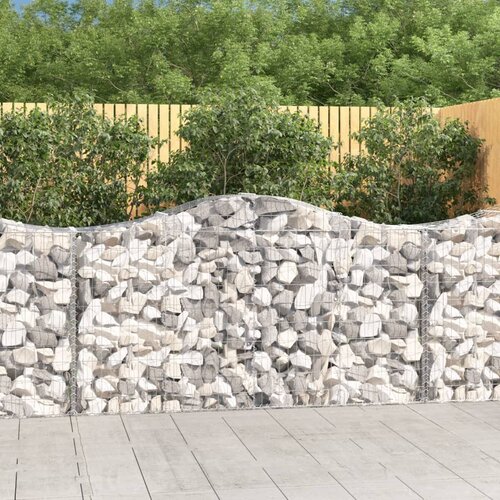  Lučne gabionske ko&scaron;are 25kom 200x50x100/120cm pocinčano željezo Cijene