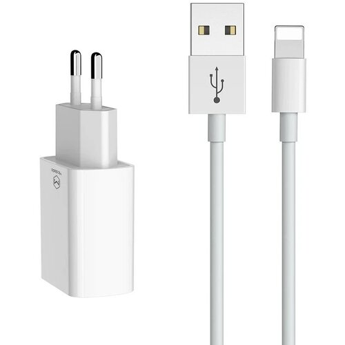 McDodo CH-6720 SET ZIDNI Punjač DUAL USB-A + KABL LIGHTNING, DUŽINA 1m Slike
