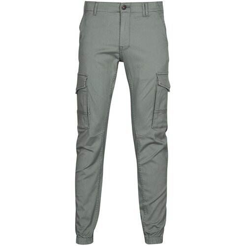 Jack & Jones Hlače cargo JPSTPAUL JJFLAKE AKM Siva Cene