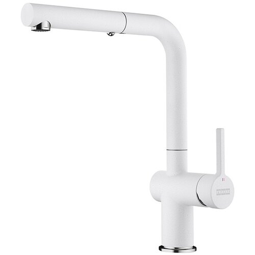 Franke kuhinjska armatura Active L, izvlečna, krom/bela, 115.0653.387 Slike