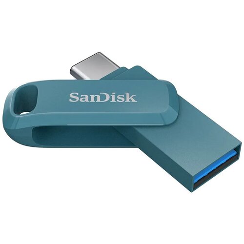 San Disk USB ključ Ultra Dual GO, 64 GB, moder Cene