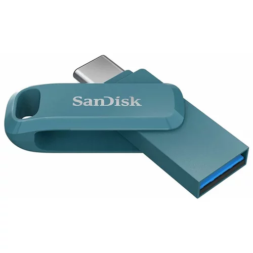 San Disk USB ključ Ultra Dual GO, 64 GB, moder