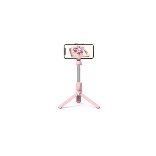 Smania bluetooth selfie palica instapic - roza Cene