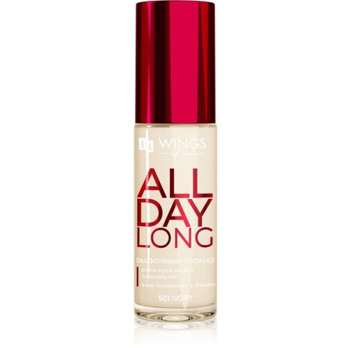 AA Wings of Color All Day Long Long Lasting Foundation dugotrajni puder nijansa 501 Ivory 30 ml Cijene