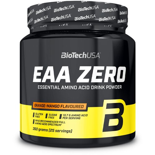 BioTech USA Kompleks esencijalnih aminokiselina EAA Zero, Pomorandža-Mango, 350g Slike