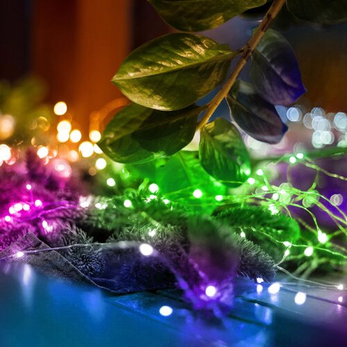 lampice za jelku sa 50 RGB LED dioda Slike