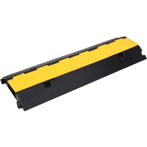 vidaXL Pohodna zaščita za kable z 2 kanaloma 100 cm guma Cene