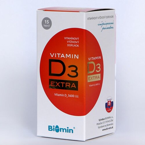 Vitamin D3 extra 5600IU cps A15 Slike