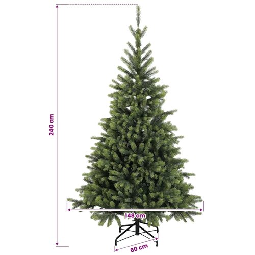  Umjetno božićno drvce s nogom 240 cm 300 LED lampica - 240 cm s LED svjetlima Slike