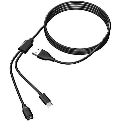 INF polnilec 2 v 1 za mobilni telefon in &scaron;portno uro usb-c black, (21251161) Cene