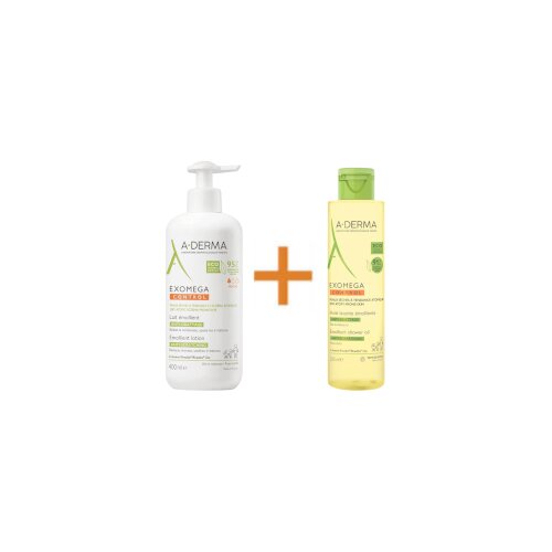 A-derma Exomega Control emolijentno mlijeko + ulje za tu&Aring;&iexcl;iranje GRATIS Cijene