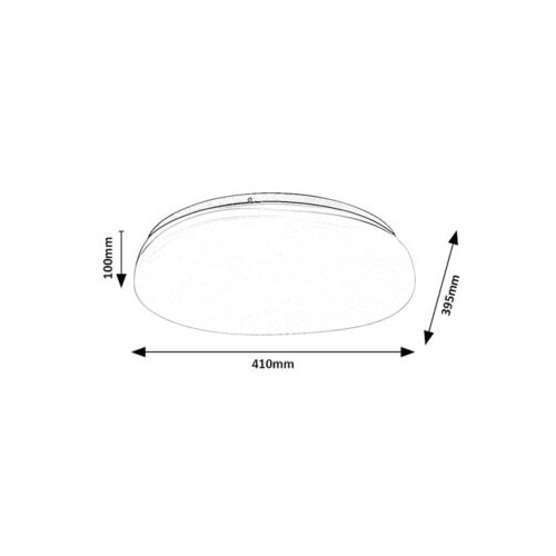 Rabalux STROPNA KOPAL. LED-SVETILKA CALIOPE 41/39,5/10 cm 4000 K Slike