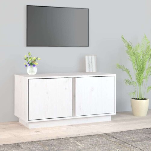TV ormarić bijeli 80 x 35 x 40 5 cm od masivne borovine Cijene