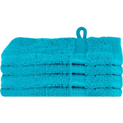 VidaXL Krpice 4 pcs Tirkizna 15 x 21 cm Pamuk Slike