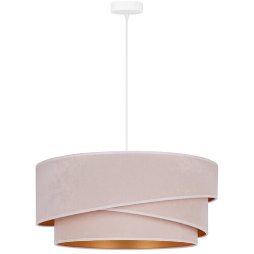  Duolla - Luster na kablu KOBO 1xE27/15W/230V prečnik 45 cm krem/zlatna Cene