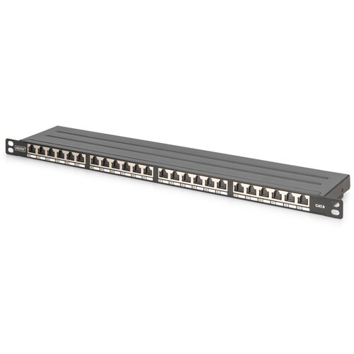 Digitus CAT 6, Class E High Density Patch Panel, shielded, black Cijene