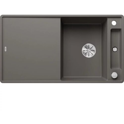 Blanco sudoper AXIA III 5 S-F InFino SILGRANIT VULKAN SIVA, daska staklo, s dalj.upr. Slike