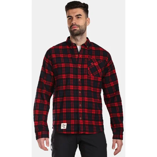 Kilpi Men's sports flannel shirt FLANNY-M Red