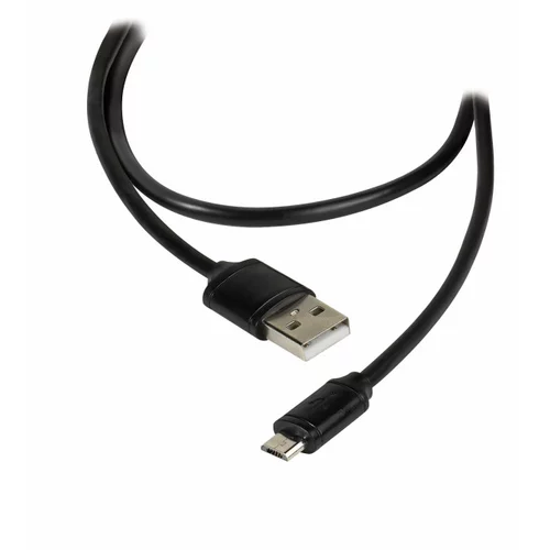 Vivanco 2m Micro USB Kabel, schwarz 36292 2m Micro USB Kabel, schwarz