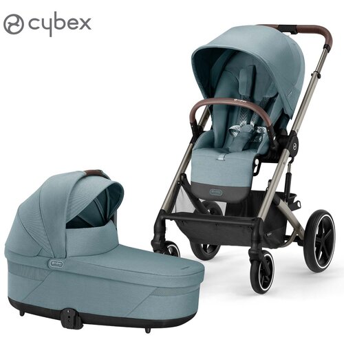 Cybex Gold&amp;reg; otro&amp;scaron;ki voziček 2v1 balios&amp;trade; s lux sky blue (taupe frame) Slike