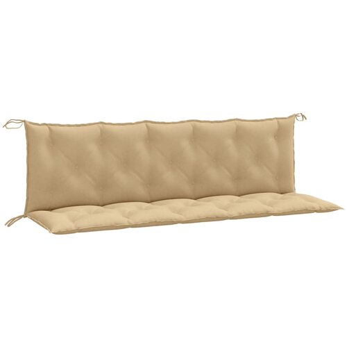 vidaXL Blazina za vrtno klop 2 kosa melanž bež 180x50x7 cm blago, (21167680) Cene
