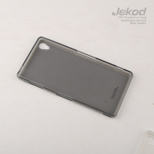 Jekod silikonski ovitek sony xperia Z3 mini prozoreno črn tpu/tb + zaščitna folija Cene