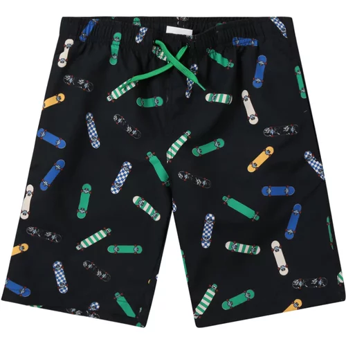 The New Kupaće hlače 'Jarvis' plava / zelena / crna / bijela