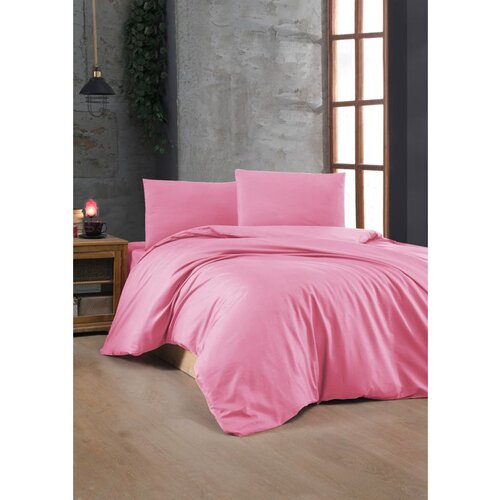 Pink Ranforce Double Quilt Cover Set (DE) Cene