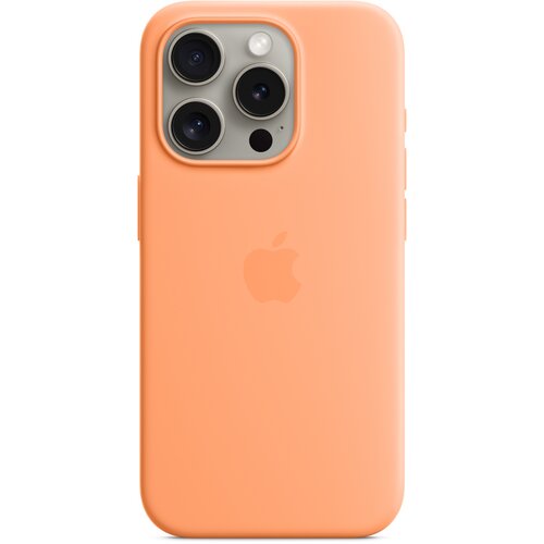 Apple original ovitek Silicon case za iPhone 15 Pro - MagSafe - oranžen - MT1H3ZM/A Cene