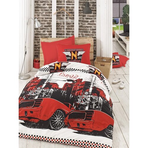 Lessentiel Maison set posteljine Bolide, 160x220cm, crvena Cijene
