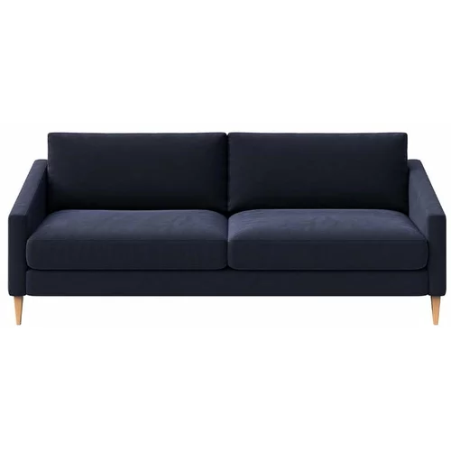 Ame Yens Tamno plava baršunasti sofa 200 cm Karoto –