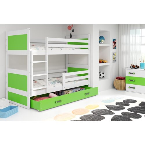 BestBed Pograd RICO s predalom-Bela-Zelena Slike