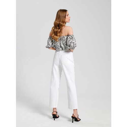 Sinsay ženske high waist straight traperice 2087F-00J Slike