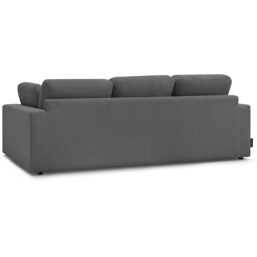 Bobochic Paris Tamno siva sofa od samta 250 cm Belair &amp;ndash; Slike
