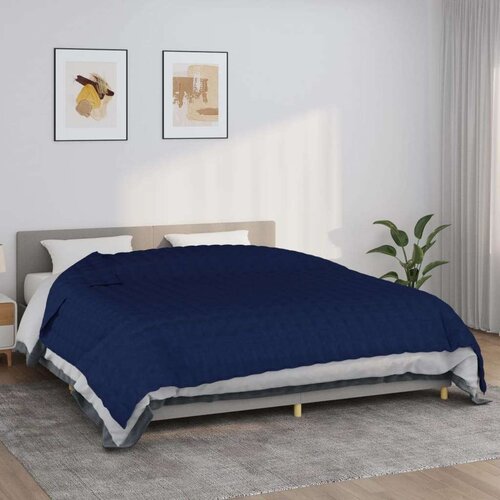  Obtežena odeja modra 235x290 cm 11 kg blago, (20768814) Cene