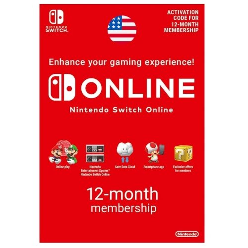 NINTENDO SWITCH Online Individual Membership 12 Months - Nintendo Key - United States Cijene
