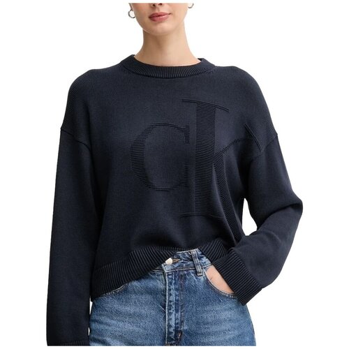 Calvin Klein Jeans Puloverji LV047D304G Modra Cene