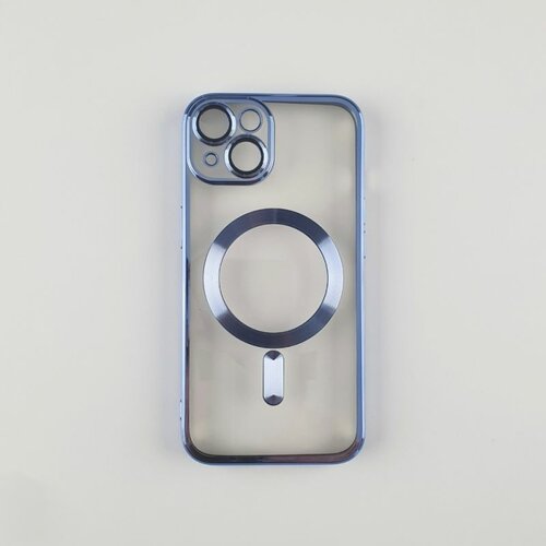 maska silikonska magsafe za iphone 14/ plava Slike