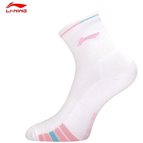 Li-Ning Ženske čarape AWSU084-3, 1 par, Belo-roze Cene