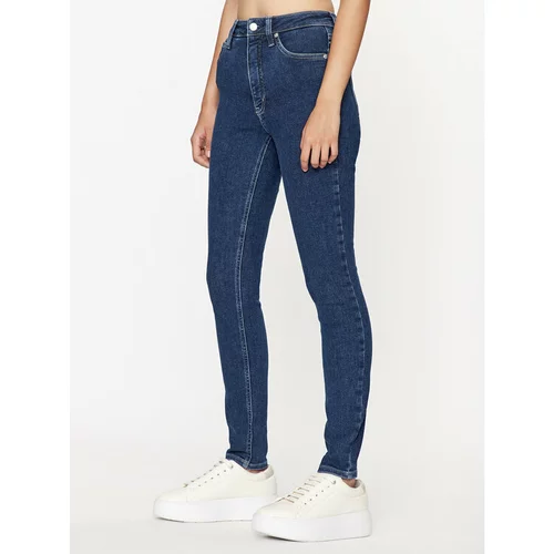 Calvin Klein Jeans Jeans hlače J20J222214 Mornarsko modra Skinny Fit