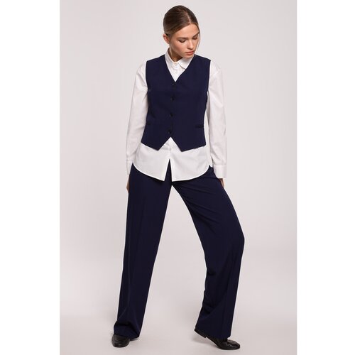 Stylove Woman's Vest S282 Navy Blue Slike