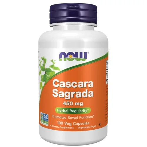 Now Foods Cascara Sagrada NOW, 450 mg (100 kapsul)