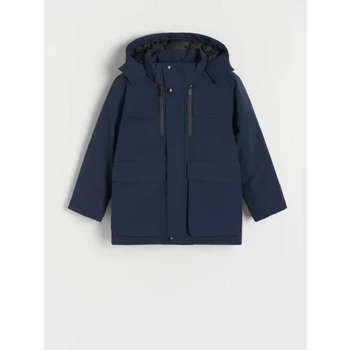 Reserved - Zimska jakna s kapuljačom - mornarsko plava