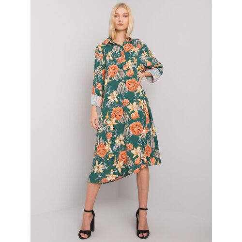 ex moda Dress-EM-SK-2909-3.37-dark green Cene