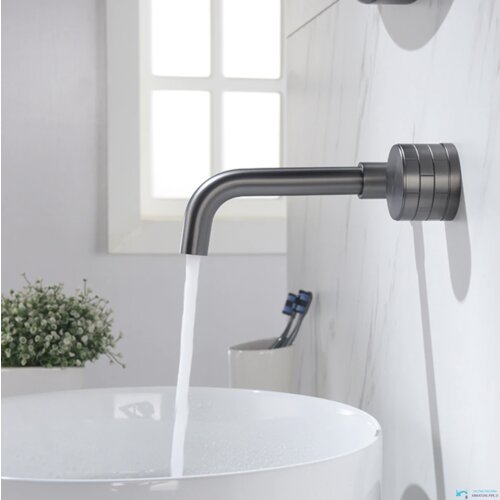  Luksuzna podžbukna slavina ELITE BSW1447 | &amp;Scaron;pina za umivaonik iz premium linije - Gunmetal siva Slike